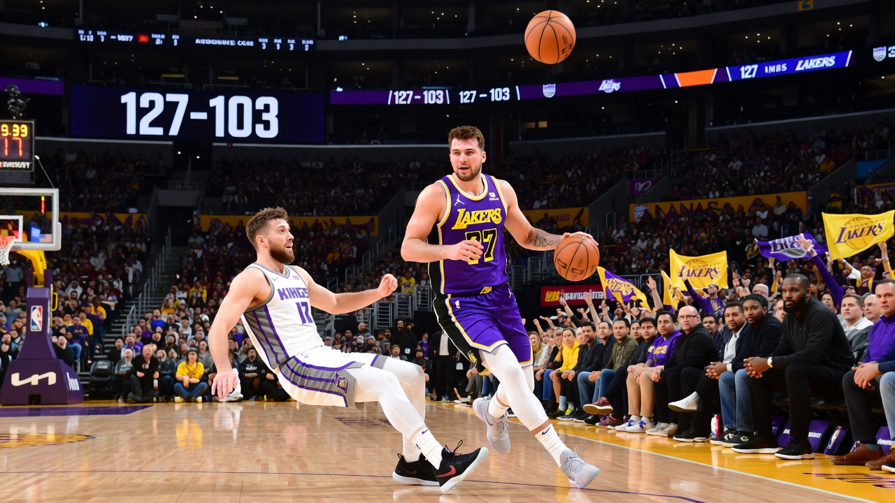 Doncic Humilha Sabonis e Lidera Vitória dos Lakers na Pré-Temporada