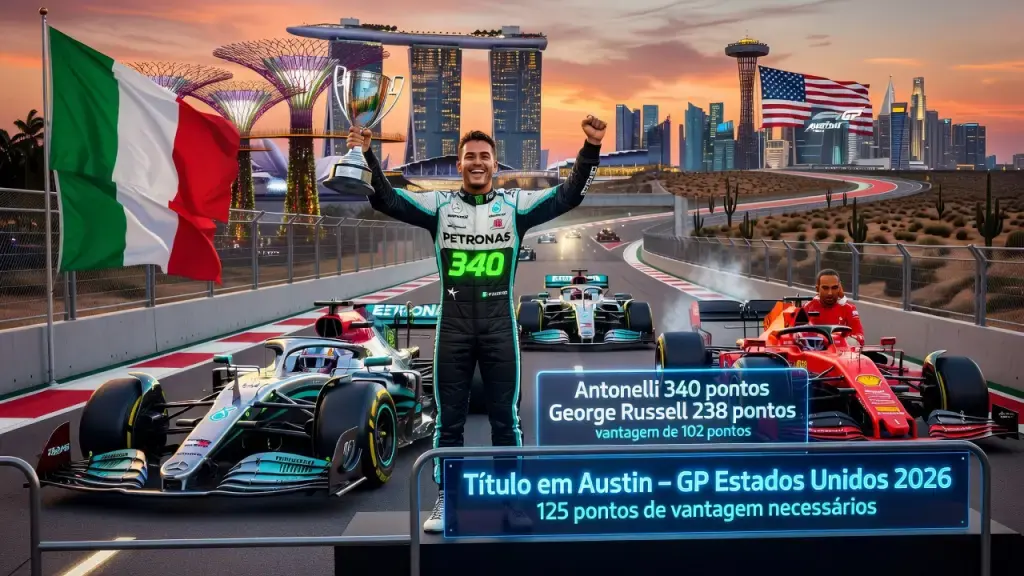 Antonelli Abre Vantagem Folgada e Mira Título em Austin